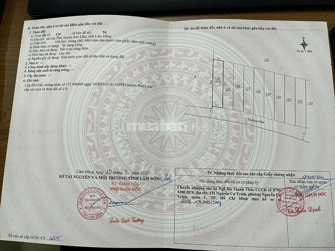 Bán đất thổ cư tại Lộc Phú giá tốt