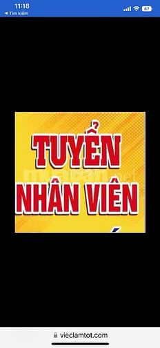 Tuyển Gấp Nhân Viên Nam Nữ Bán Hàng Đóng Gói 