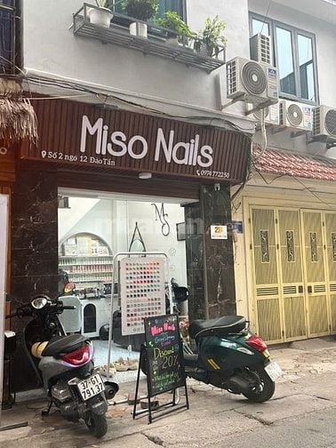 Bán Nhà 2B Đầu Ngõ 12 Đào Tấn,Ba Đình DT 80m2 ,T1 KD,T2 2PN,Khách,Bếp