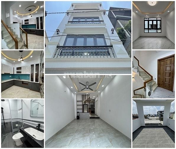 3lầu, mới 100% xe hơi đổ cách nhà 10m khu VIP Nguyễn Văn Đậu gần PĐLưu