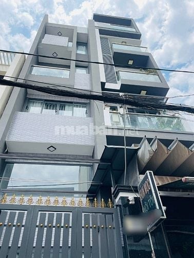 Giá rẻ, 120m2 hẻm xe hơi CMT8, xây 6 tầng chỉ nhỉnh 14 TỶ TL