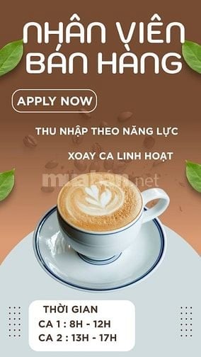 CẦN 3 BẠN BÁN HÀNG – KHU VỰC SÀI GÒN