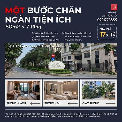 Đổi chủ GẤP_Phân lô HIM LAM VẠN PHÚC_HÀ ĐÔNG_50m2_MT5m_18x tỷ