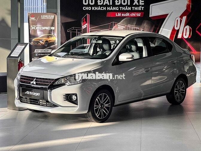 Attrage CVT Premium, 100% thuế, tặng BHTV 2 năm