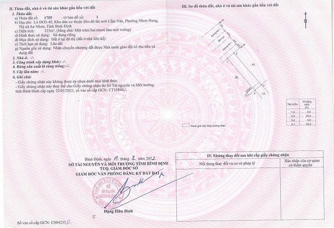 Công Ty ĐGHD Hà Thành TB BĐG TSBĐ của MSB -Lô ĐƠ 3-40, KĐTM Cẩm Văn