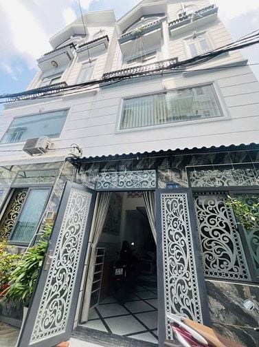 Nhà 4,9 x 9 đúc 1 trệt 2 lầu hẻm xe hơi đường số 1 p13 gò vấp 
