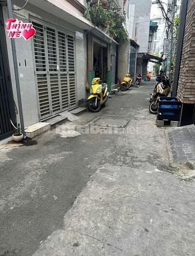 2ty880 Hẻm xe hơi hẻm thẳng cách mt 70met nhà 1 trệt lửng lầu 2pn