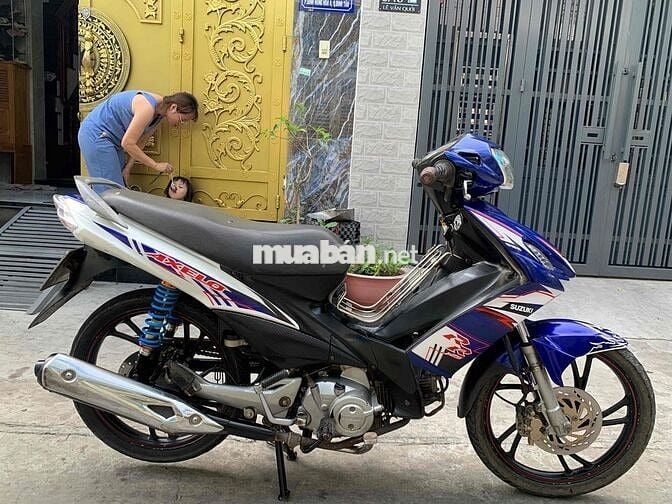 Suzuki Axelo 125cc côn tay 2015 Xanh GP Zin