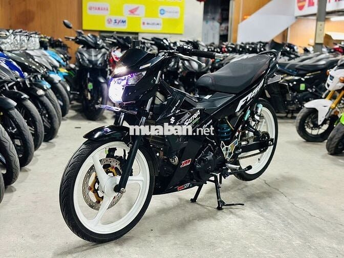 XE MÁYTHANH TÙNG_SATRIA 150 ĐEN ĐỘ MÁY BAO ZIN