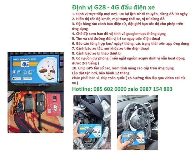Định vị xe quản lý xe cho thuê, chống trộm xe