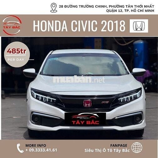 HONDA CIVIC 2018 – XE ĐẸP GIÁ TỐT – CHẠY LÀ MÊ!