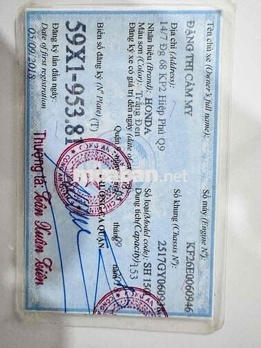 Bán xe SH 150 ABS chính chủ đk 2018