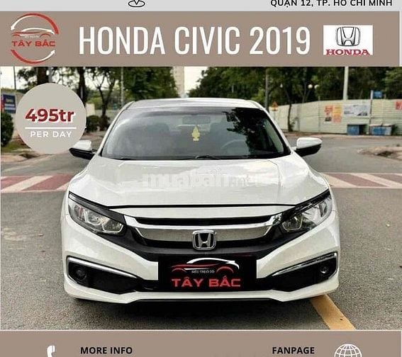 Honda Civic 2019 1.8E - 53000 km