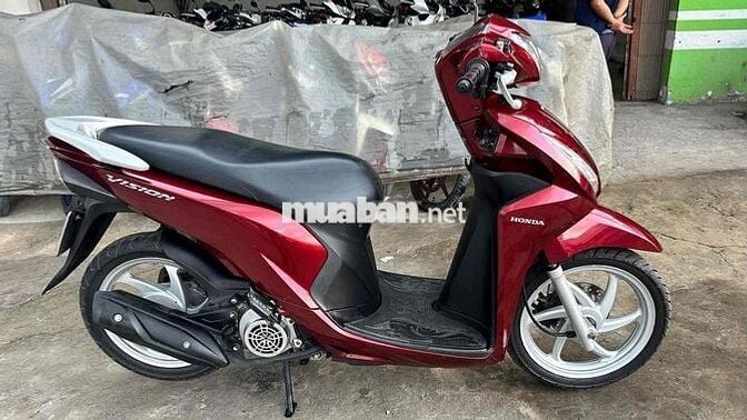 Honda Vision 2018 đỏ đô ( hỗ trợ góp )