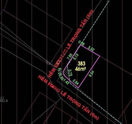H7💥 ĐẤT - Lê Trọng Tấn 56m2 - Hẻm xe tải thông - 5,3 tỷ thương lượng 