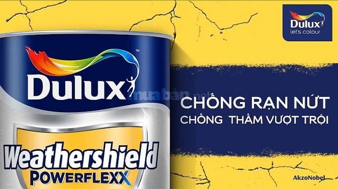 Dulux Weathershield Powerflexx - Sơn ngoại thất siêu cao cấp từ Dulux