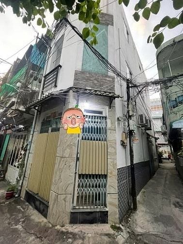 HXH 5ty780 nhà P2Q8 hẻm thông trệt 2 lầu , hẻm 5Met Sổ Hồng riêng