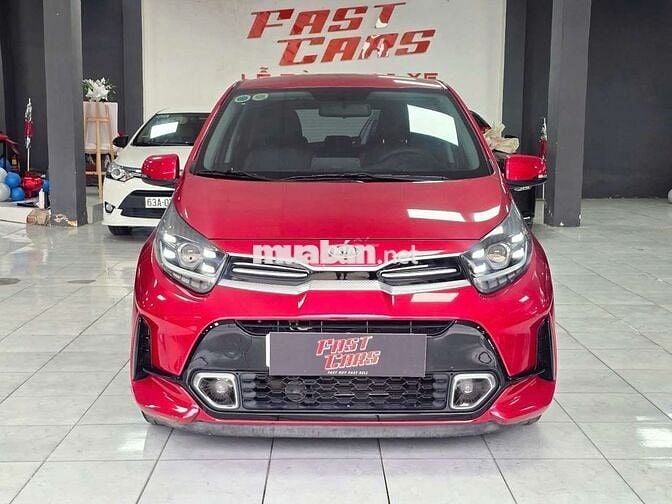 Kia Morning 2021 GT-Line 1.2AT,màu đỏ, 33.000 km