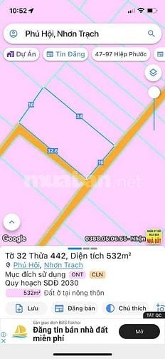 ĐẤT 2 MẶT TIỀN HẺM, LÀM NHÀ VƯỜN CỰC ĐẸP, KHU TRUNG TÂM NHƠN TRẠCH