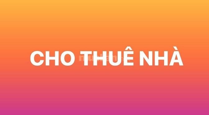 CHO THUÊ NHÀ 753 TỈNH LỘ 10, QUẬN 6