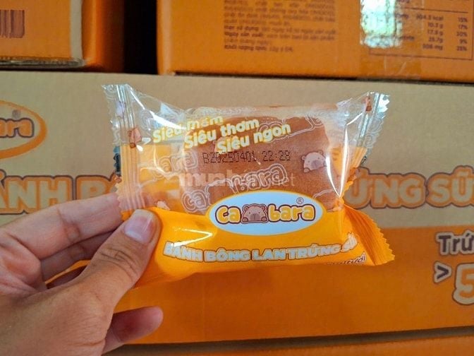 Bánh bông lan siêu trứng nội địa Trung Capy Bara