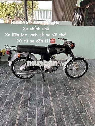 HONDA67 bs60 Đồng Nai xe dọn sạch sẻ gọn gàng