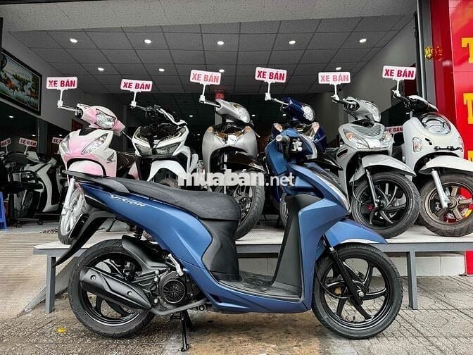 VISION 2016. Xanh Nhám - Máy Zin Êm. Chủ Phố RG