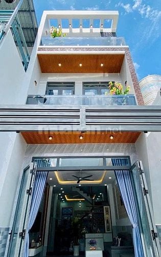 Nhà 70m2 Huỳnh Tấn Phát, Q7 gần cầu Phú Mỹ. Xây 1 trệt 2 lầu, sổ riêng