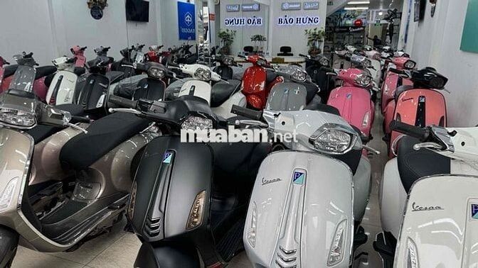 Vespa Sprint nâu đồng nhấm siêu đẹp ngay chủ