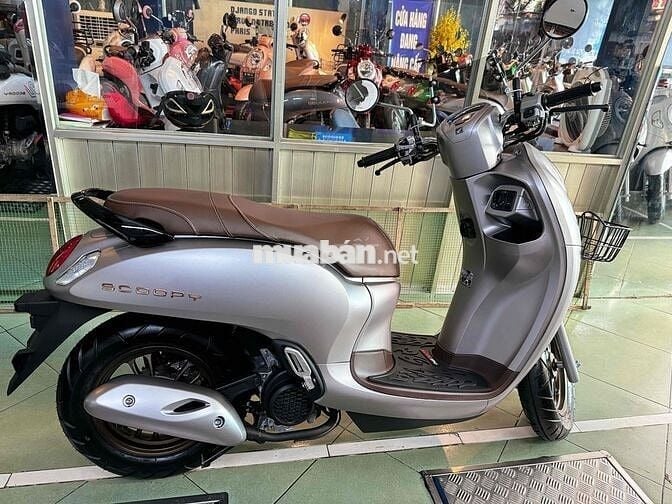 Xe scoopy 2024 màu xám