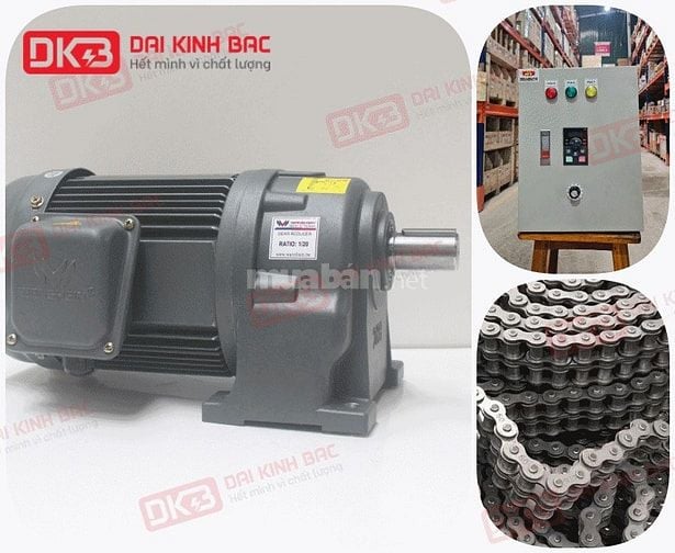 Motor giảm tốc cửa cổng công ty, nhà xưởng