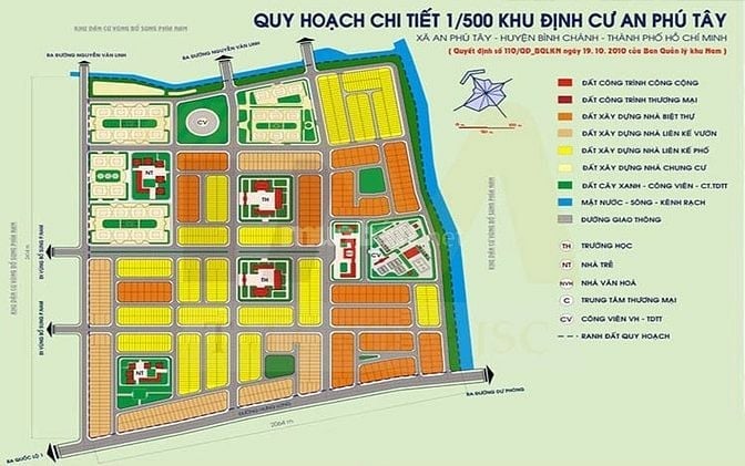 Thanh lý 35 nền đất khu DC AN PHÚ TÂY , Bình Chánh. Giá 2.5 tỷ/ 100m2