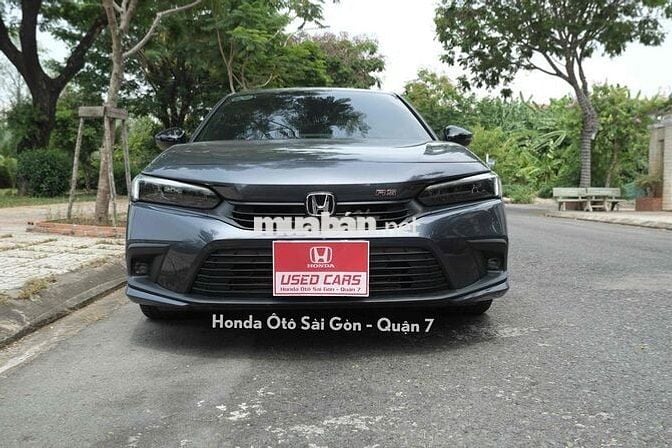 Honda Civic 2022 RS Xam - 22700 km, Sơn zin 99%