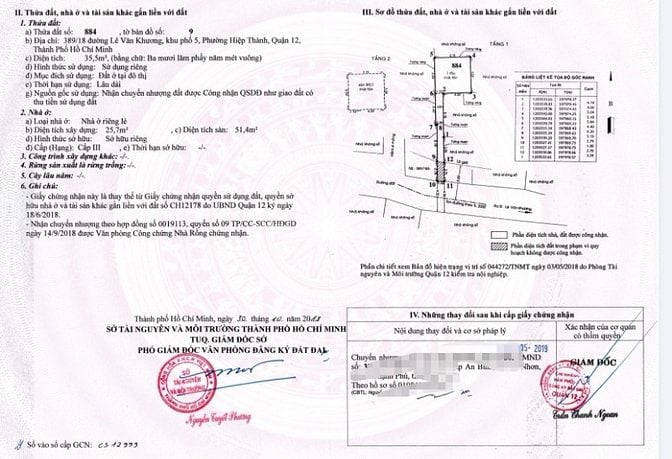 Bán nhà mặt tiền nhỏ đường Liên khu 2-5 Lê Văn Khương