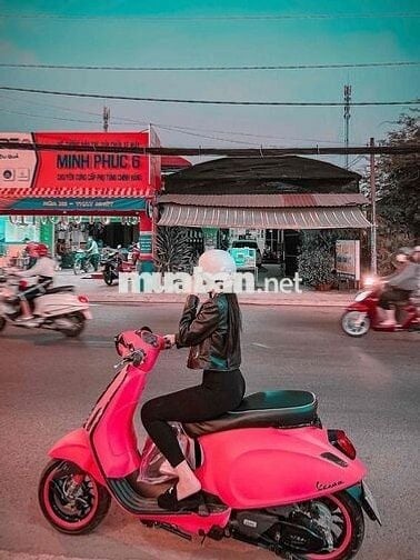 Cần Bán Xe Vespa 125 Hồng Nhám , Đời 2021 Bstp