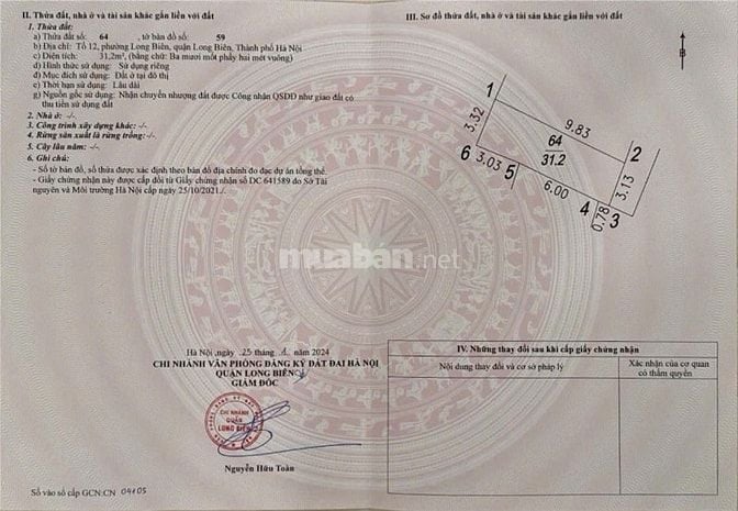 Chính chủ bán 3 căn nhà tại phố Trạm Long Biên chân cầu Vĩnh Tuy