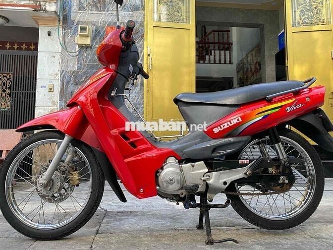 Suzuki Viva 110cc nhập thái 2004 đỏ đẹp95% Bs.Tp