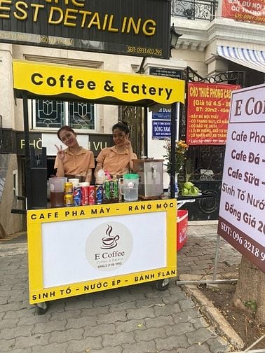 Cho thuê mặt bằng vỉa hè căn góc bán caffee tại Cityland center hills
