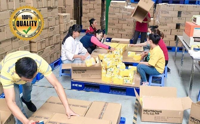 Cần Tuyển 3 Bạn Phụ Hàng Hoá Đóng Gói.