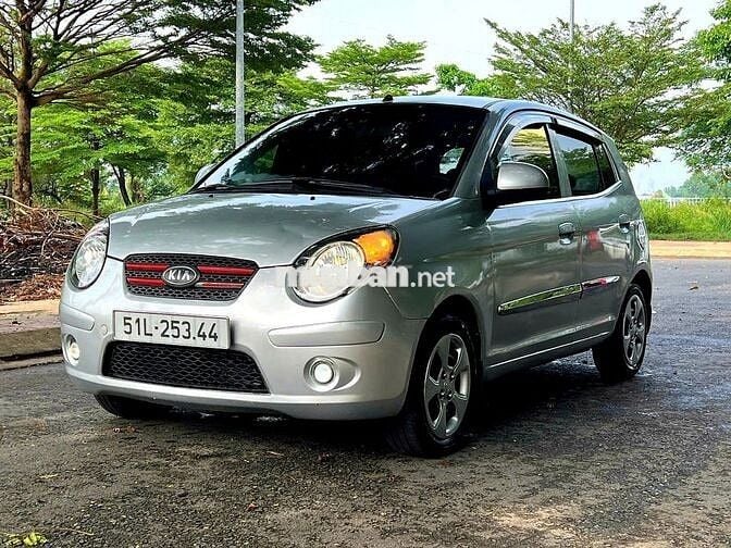 Kia Morning 2010 EX 1.1 MT - Ghi bạc đẹp
