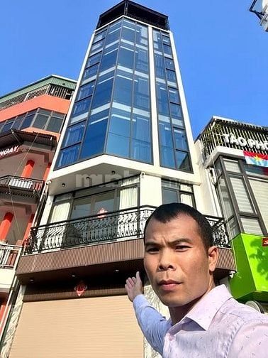 MẶT PHỐ HỒNG TIẾN - NGUYÊN VĂN CỪ -MT RỘNG - 7TẦNG THANG MÁY- VỈA HÈ 