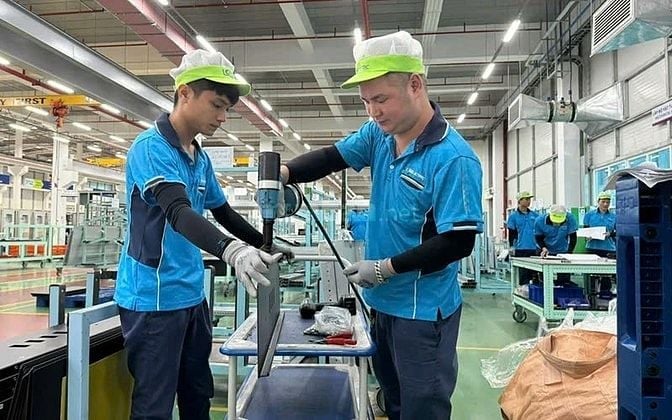 Công nhân kỹ thuật điện tại Yên Phong Bắc Ninh
