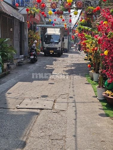 Hẻm Ô tô, Bùi Minh Trực,P5, Q8 - Gần 100M2, 4 Tầng,Ko QH chỉ 7.8 tỷ TL