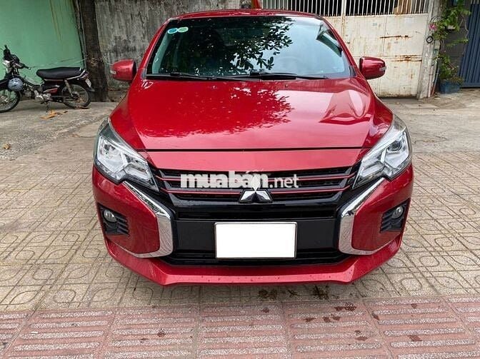Mitsubishi Attrage 2021 1.2 CVT Màu Đỏ Chỉ 340tr
