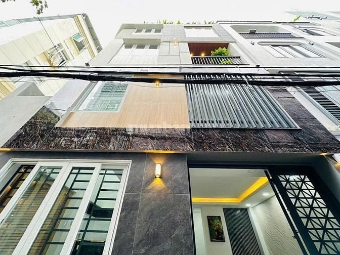 Bán nhà 4,5 tầng hẻm 4.5m full nội thất Phạm Văn Chiêu p8 giá 5.xx