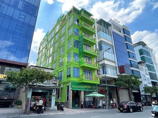 Cho thuê VP Tân Bình, góc 2 MT Bạch Đằng 2, 262m2 đất, 1 hầm + 7 lầu 