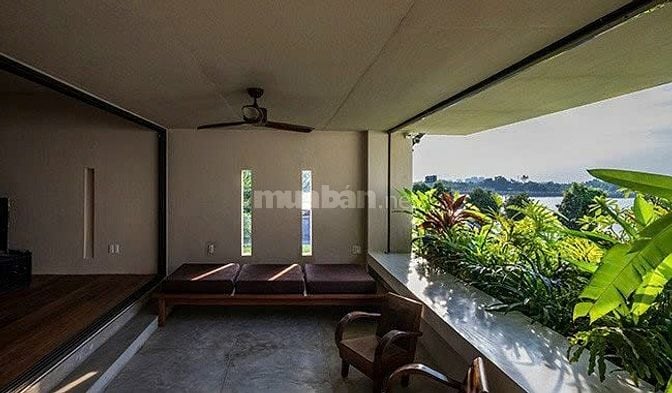 Cho thuê biệt thự hai măt tiền, mặt tiền sông Sài Gòn P An Phú