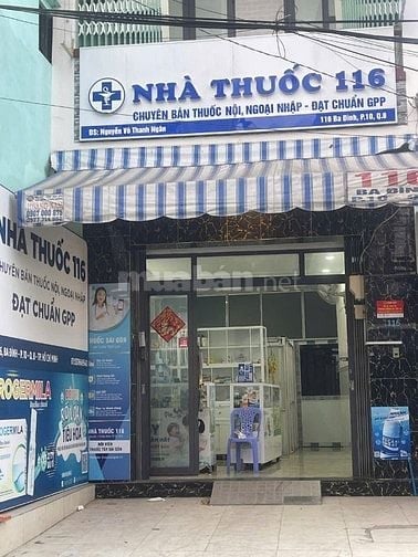 Chủ bận việc cần sang nhà thuốc tây mặt tiền chợ Ba Đình quận 8