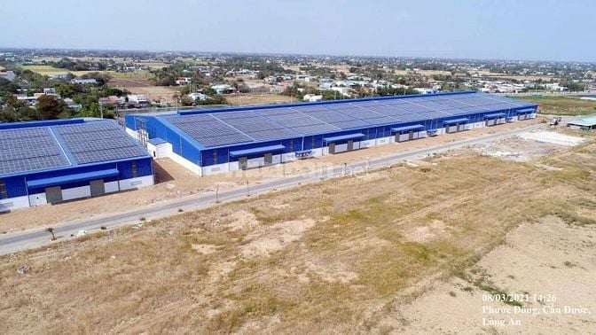 BÁN ĐẤT KCN BẾN LỨC THỜI HẠN CÒN 47 NĂM, ĐẤT ĐÓNG THUẾ 1 LẦN NGÂN HÀNG