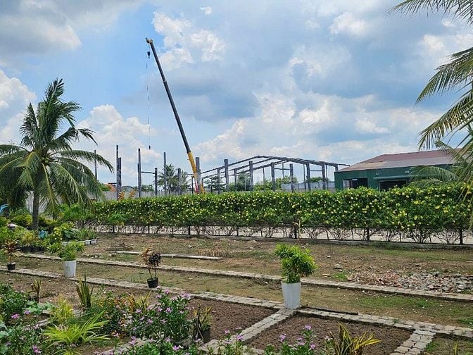 Cho thuê kho xưởng mới xây , mặt tiền Quốc Lộ 1A, xã Long Hiệp,Long An